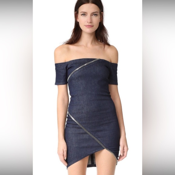 rta denim dress | Dresses | Nwt Rta Zipper Denim Xs Color:TRUE BLUE Would this be considered Fall 2023 outfits Womens denim 100% cotton
